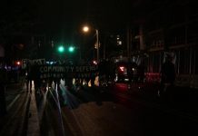 Watch Protesters Walk Down West Main Street