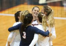 Virginia Volleyball Topples Clemson in 3 Straight Sets