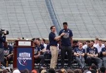 National Championship Celebration at Scott Stadium!