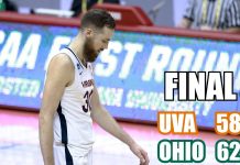 UVA Upset By Ohio in Round of 64